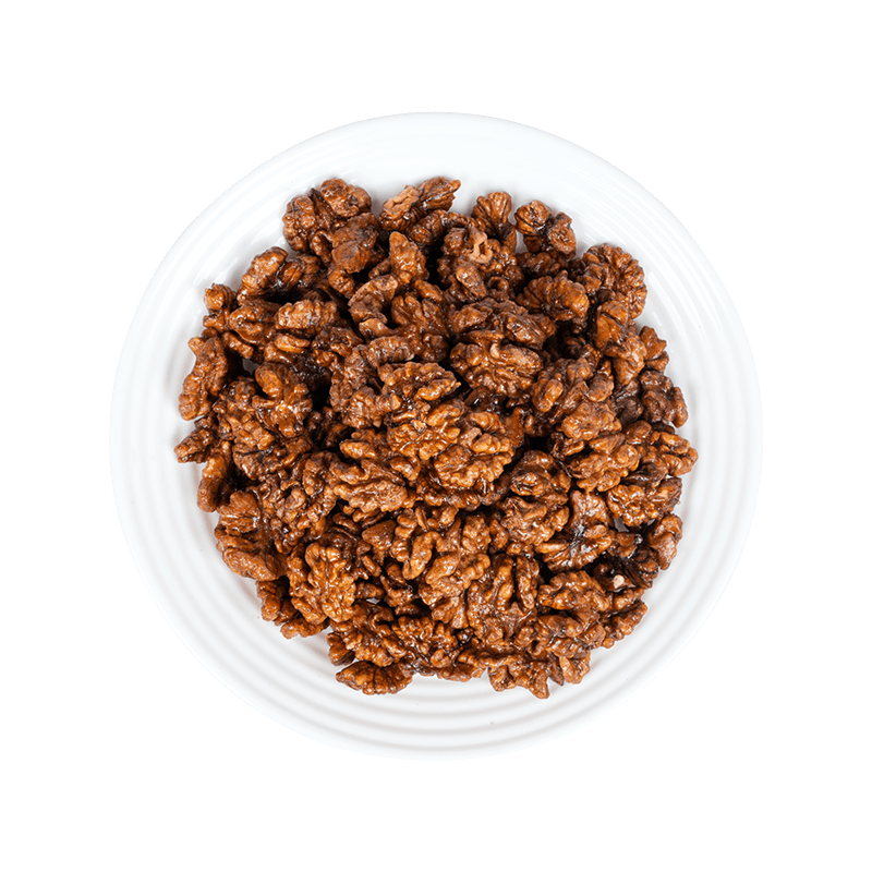 ½ dilapisi SUATE SUGER Panggang Kernel kenari